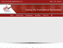 Tablet Screenshot of iagforensics.com